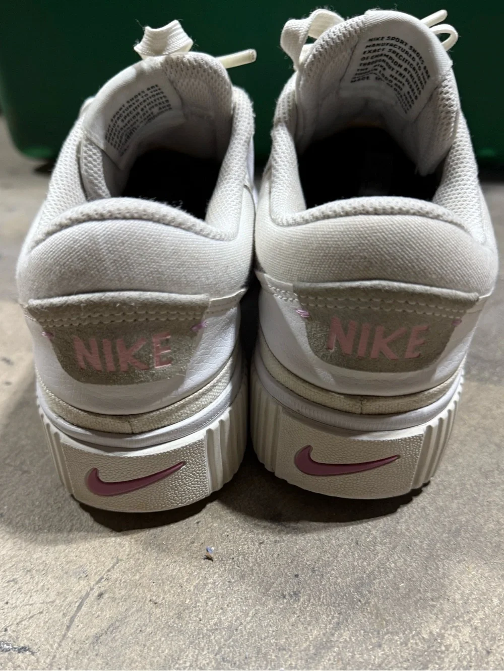 Nike Court Legacy Lift White Navy/Lavender Platform Sneakers DM7590-103 Sz: 8.5